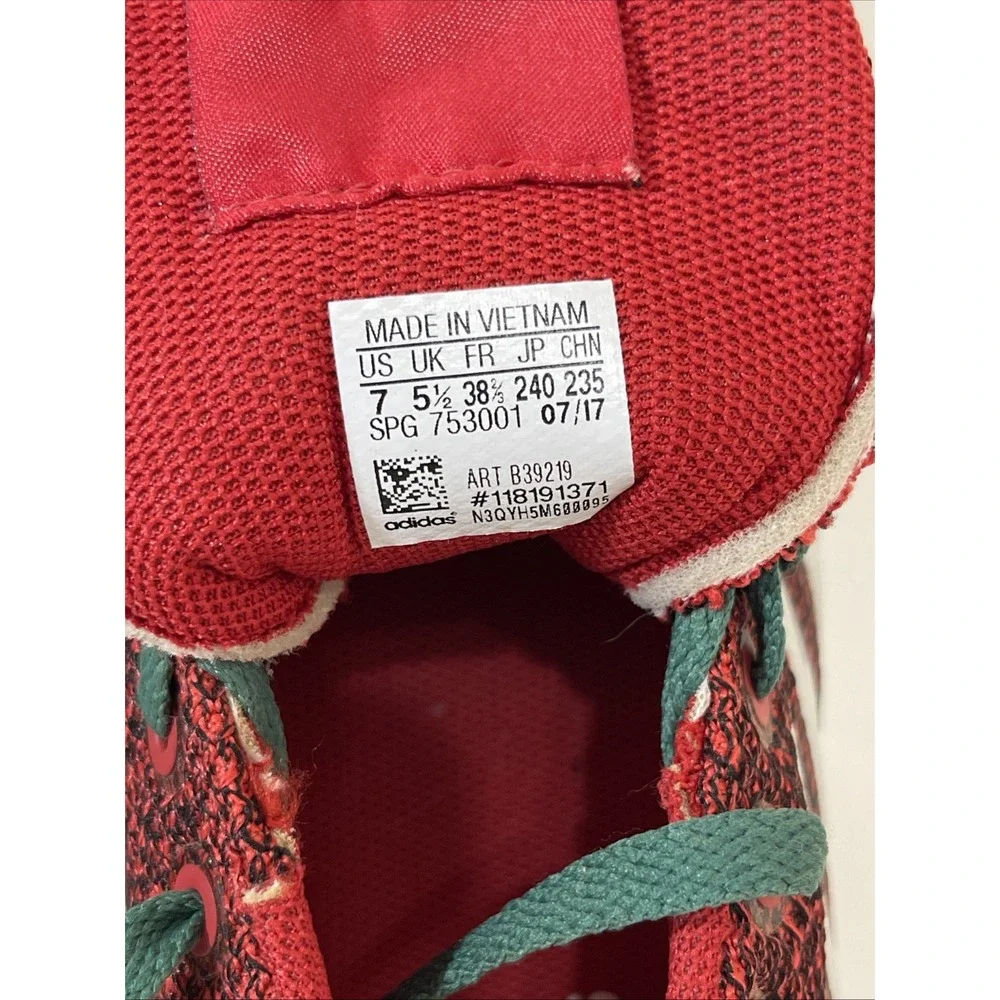 Adidas Womens Power Alley 5 Low Metal Cleats Red Size 7.‎ MD#B39219